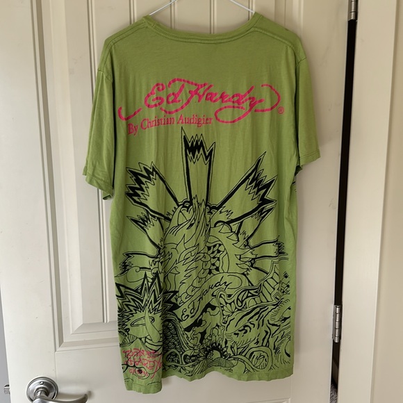 Ed Hardy by Christian audigier size large top - Picture 4 of 4